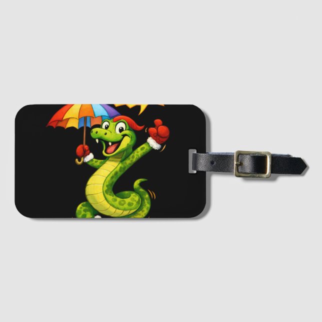 Etiqueta De Bagagem Pronto para o Verão!!! (Frente Horizontal)