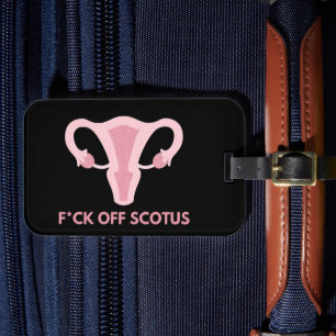 Etiqueta De Bagagem Protesto de Interdição do Aborto SCOTUS