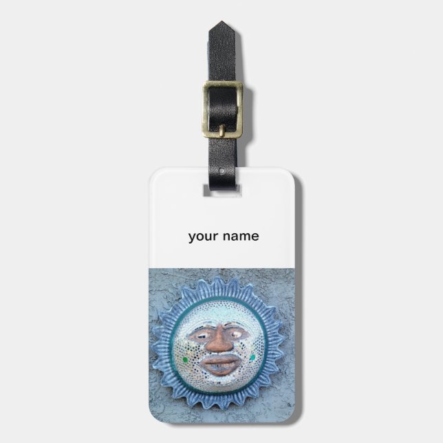 Etiqueta De Bagagem protetor solar personalizado (Frente Vertical)