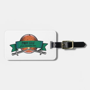 Etiqueta De Bagagem Prov. 27:17 Ferro Sharpens Iron Grunge Versão