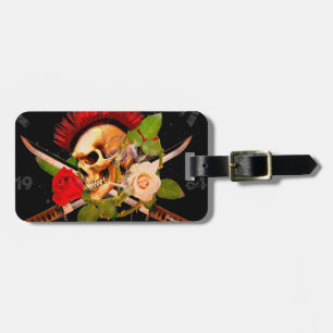 Etiqueta De Bagagem Punk rock para sempre