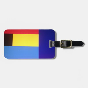 Etiqueta De Bagagem quadrados abstrato