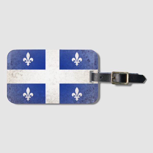 Etiqueta De Bagagem Quebec (Frente Horizontal)