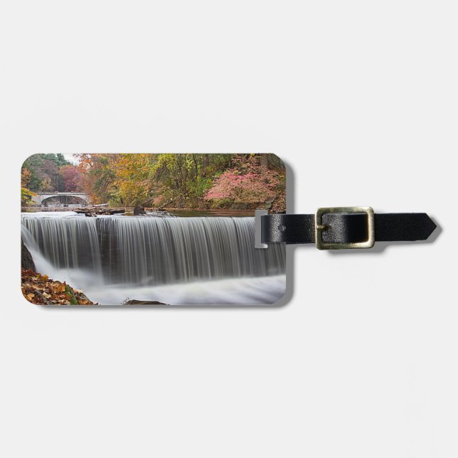 Etiqueta De Bagagem Queda de cascata em VanderBuild (Frente Horizontal)