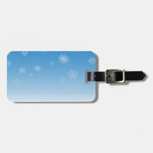 Etiqueta De Bagagem Queda de neve
