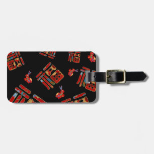 Etiqueta De Bagagem Quic Rainbow 福 Benchings Rabbit Ano Lunar Presente