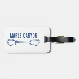Etiqueta De Bagagem Quickdraw para Escalada do Maple Canyon