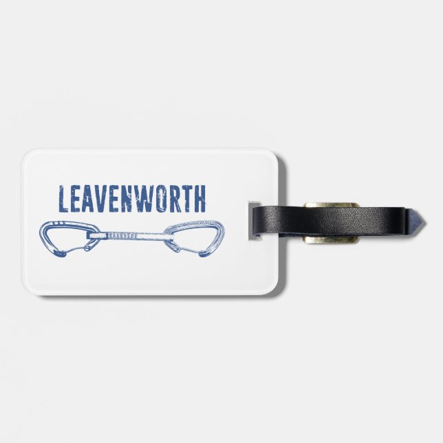 Etiqueta De Bagagem Quickdraw para escalada Leavenworth (Traseira Horizontal)