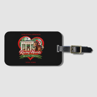 Etiqueta De Bagagem Racing Hearts And Healing Springs - luggage tag