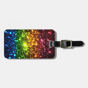 Etiqueta De Bagagem Rainbow Galaxy