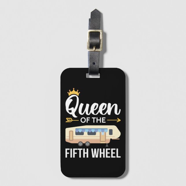 Etiqueta De Bagagem Rainha Da Quinta Roda I (Frente Vertical)