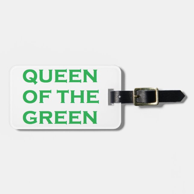 Etiqueta De Bagagem Rainha do verde (Frente Horizontal)