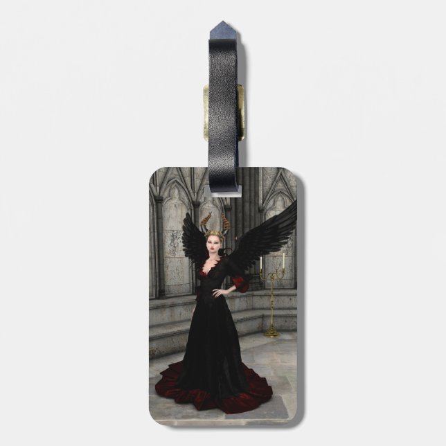 Etiqueta De Bagagem Rainha Má (Traseira Vertical)