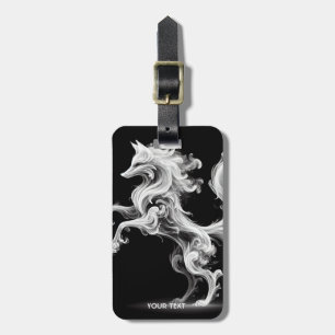 Etiqueta De Bagagem Raposa-branca-fantasma