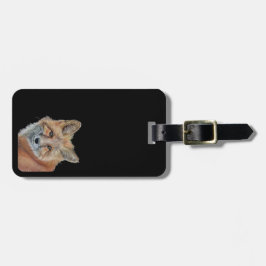 Etiqueta De Bagagem Raposa em greve