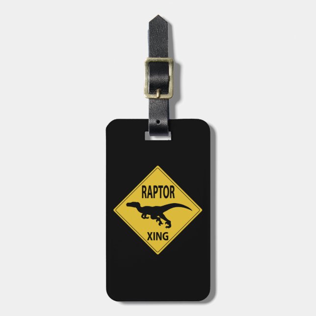 Etiqueta De Bagagem Raptor Xing (Frente Vertical)