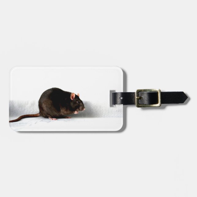Etiqueta De Bagagem Rat cd ltcnm (Frente Horizontal)