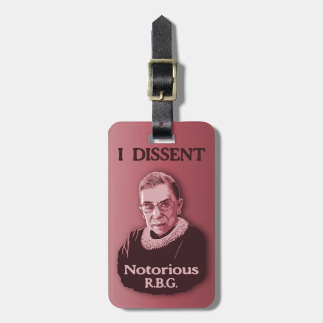 Etiqueta De Bagagem RBG notório - p (Frente Vertical)