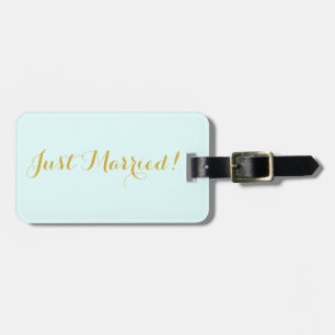 Etiqueta De Bagagem Recem casados no Tag da bagagem do viagem da lua