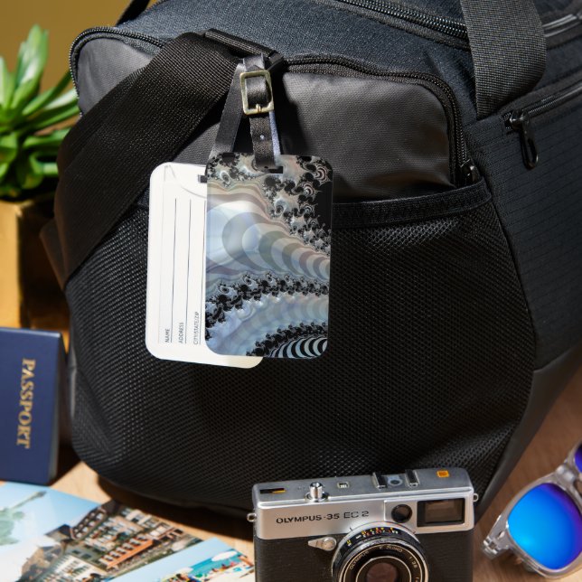 Etiqueta De Bagagem Recursive Realms (Frente e Verso)