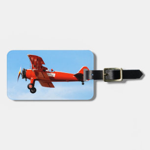 Etiqueta De Bagagem Red Baron Bi Plane