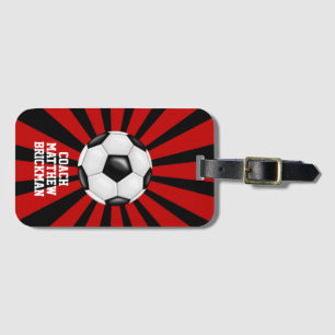 Etiqueta De Bagagem Red Black Coach
