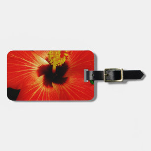 Etiqueta De Bagagem Red Hibiscus