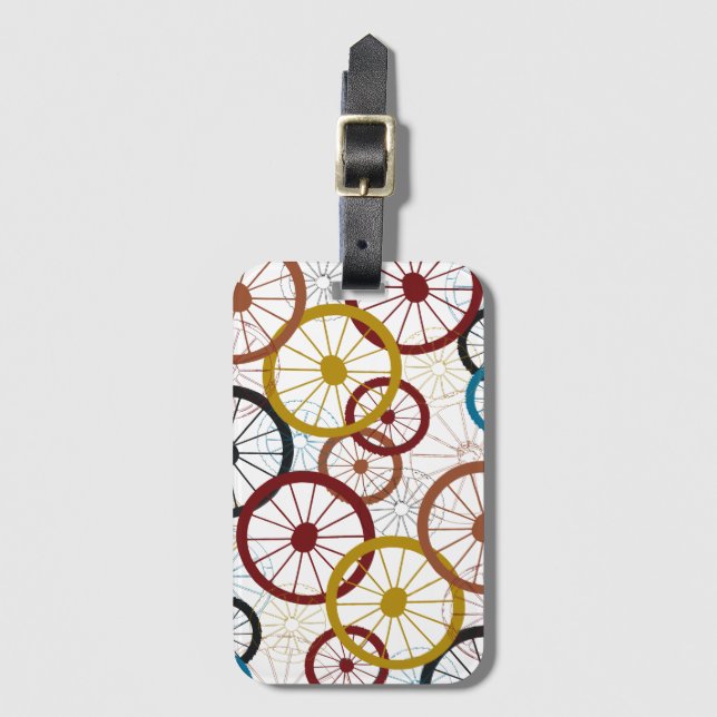 Etiqueta De Bagagem Redondo e Redondo (Frente Vertical)