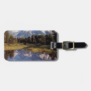 Etiqueta De Bagagem Reflexões grandes de Yellowstone Teton