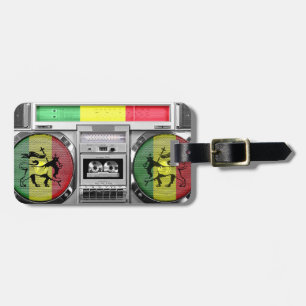Etiqueta De Bagagem reggae do boombox