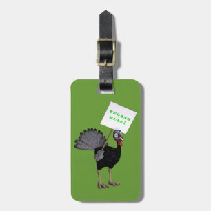 Etiqueta De Bagagem Regra dos Vegans!