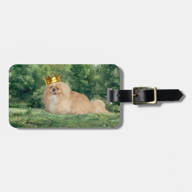 Etiqueta De Bagagem Rei e Castelo (Frente Horizontal)