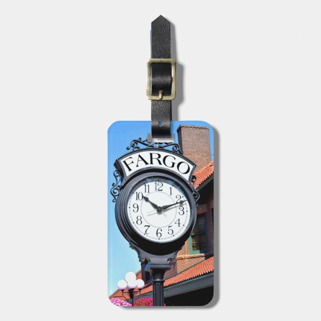 Etiqueta De Bagagem Relógio Fargo (Frente Vertical)