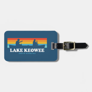 Etiqueta De Bagagem Remo no Lago Keowee Carolina do Sul
