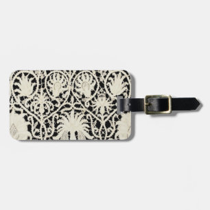 Etiqueta De Bagagem Renda Antiga Linho Branco Clássico Bonito Casament