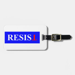 Etiqueta De Bagagem Resistir