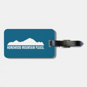 Etiqueta De Bagagem Resort Homewood Mountain, por favor
