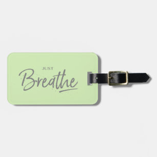Etiqueta De Bagagem Respire, Yoga, Zen Cote