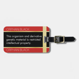 Etiqueta De Bagagem "Restringiu Tag preto órfão da bagagem do IP"