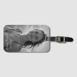 Etiqueta De Bagagem Retrato Personalizado Dela – Presente de Foto Simp