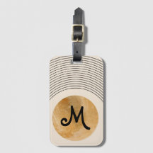 Retro Vintage 1920s minimalist geometric Monogram