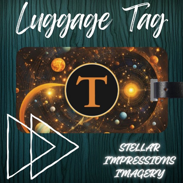 Etiqueta De Bagagem Reverie de Lyra (Criador carregado)