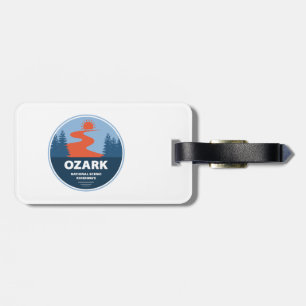 Etiqueta De Bagagem Ribeirinhos Cênicos Ozark