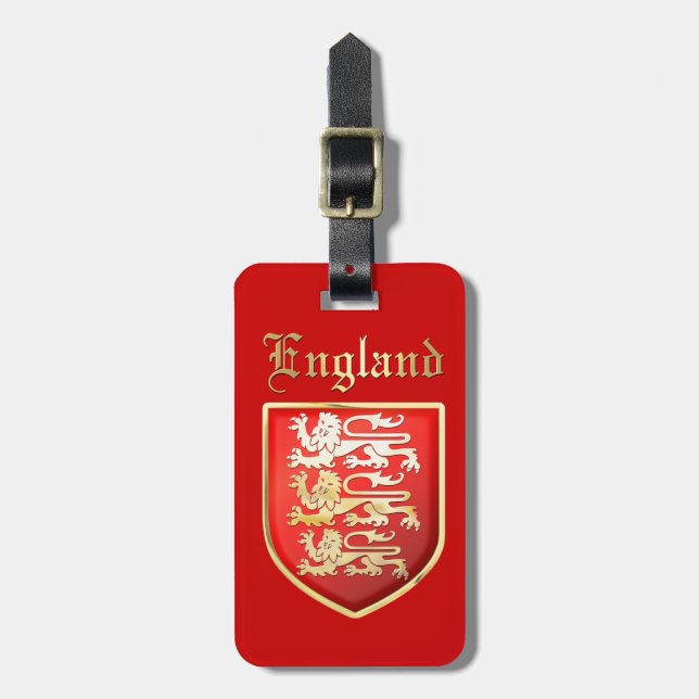 Etiqueta De Bagagem Richard, os Braços Reais da Inglaterra do Lioncora (Frente Vertical)
