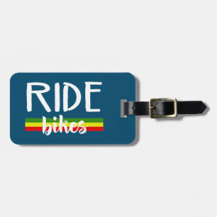 Etiqueta De Bagagem Ride Bikes