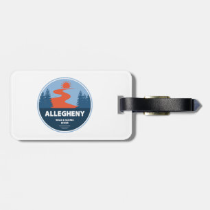 Etiqueta De Bagagem Rio Allegheny Wild E Scenic
