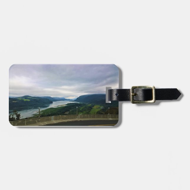 Etiqueta De Bagagem Rio Columbia (Frente Horizontal)