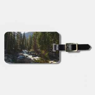 Etiqueta De Bagagem Rio Kaweah no Parque Nacional de Sequoia