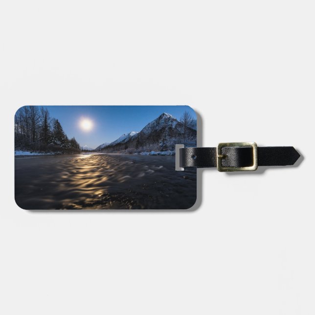 Etiqueta De Bagagem Rio Moon (Frente Horizontal)