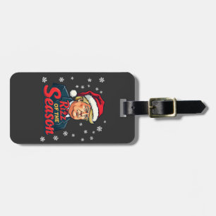 Etiqueta De Bagagem Rizz dos Papais noeis de Natal Engraçados